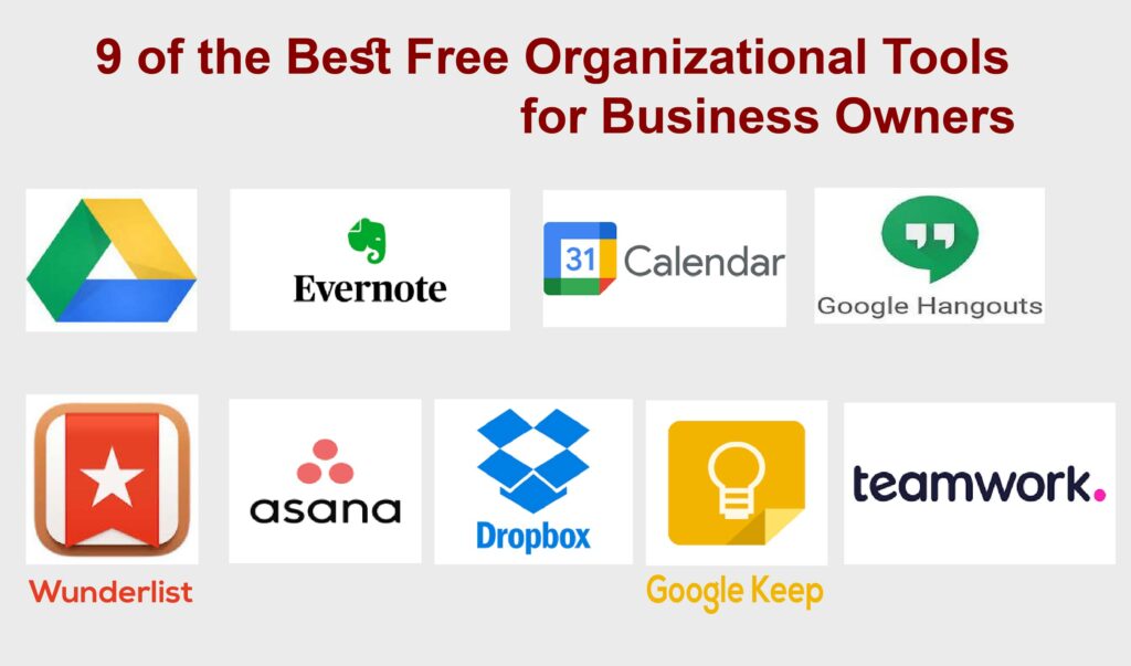  Free Organizational Tools